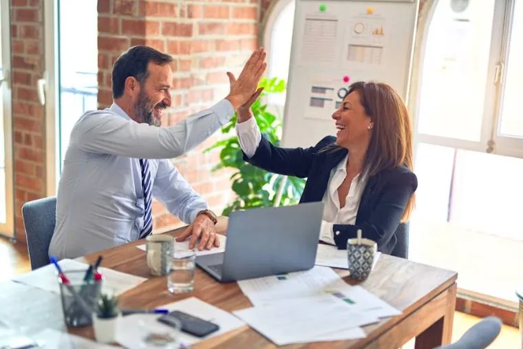 WaveRD consultants in a client strategy session